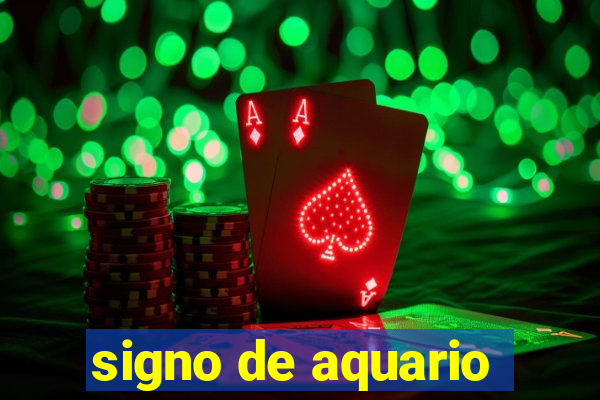 signo de aquario